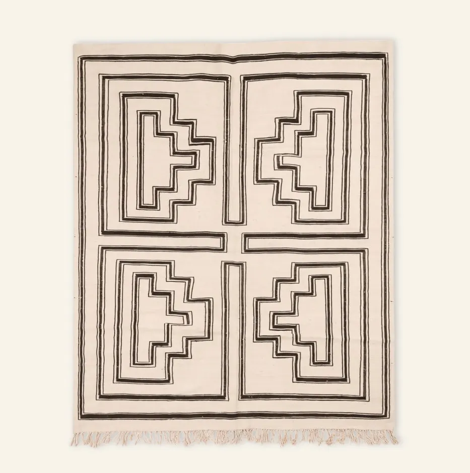 Kilim berbère Adrar — tapis kilim tissé à la main