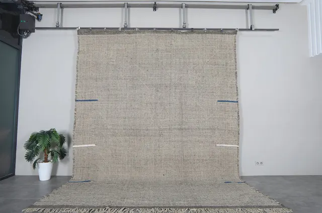 Kilim berbère Aglou gris — tapis kilim