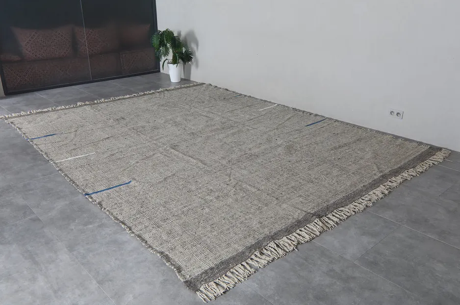 Kilim berbère Aglou gris, vue 7 sur 7