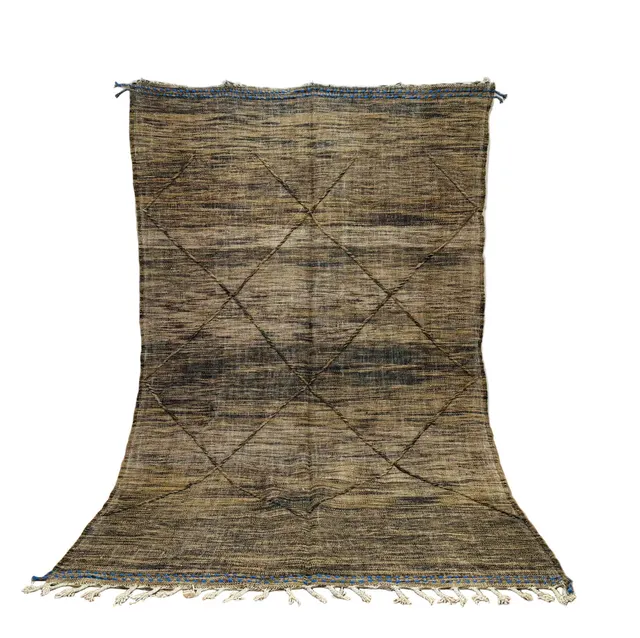 Kilim berbère Skoura marron — tapis kilim
