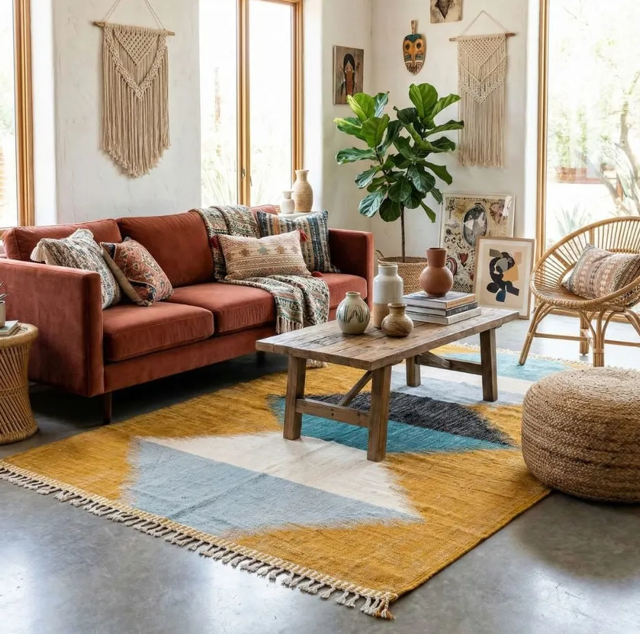 Kilim berbère Tamayt, vue 3 sur 7