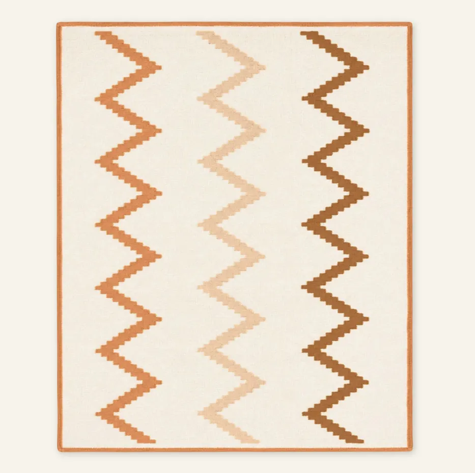 Kilim berbère Tinejdad — tapis kilim tissé à la main