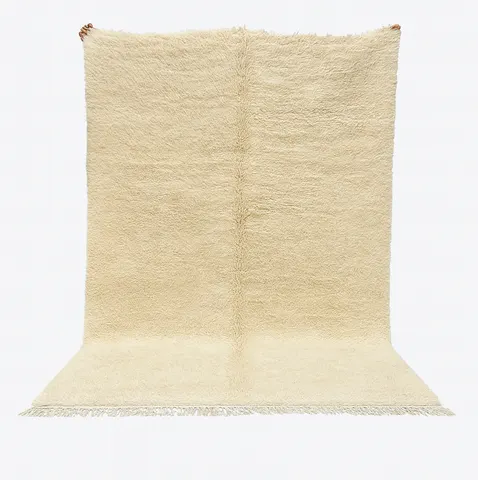 Tapis Beni Ouarain Agdz crème — tapis beni ouarain