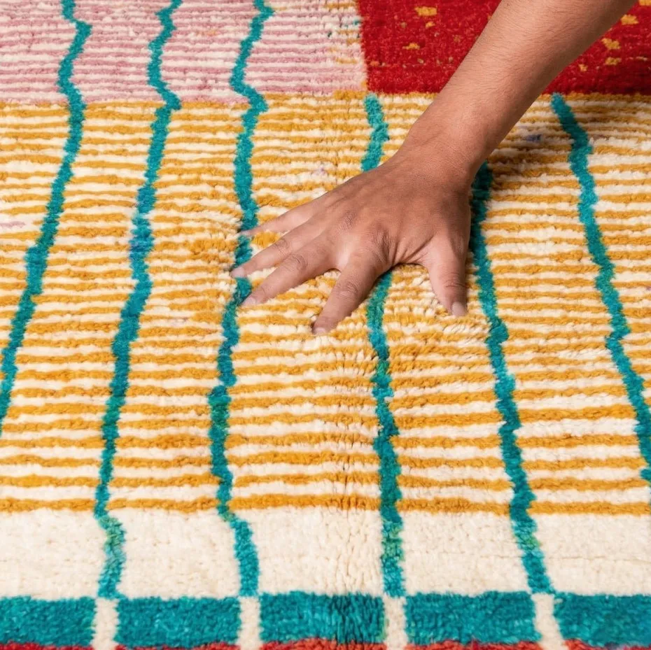Tapis Beni Ouarain Aguelmous, vue 4 sur 6