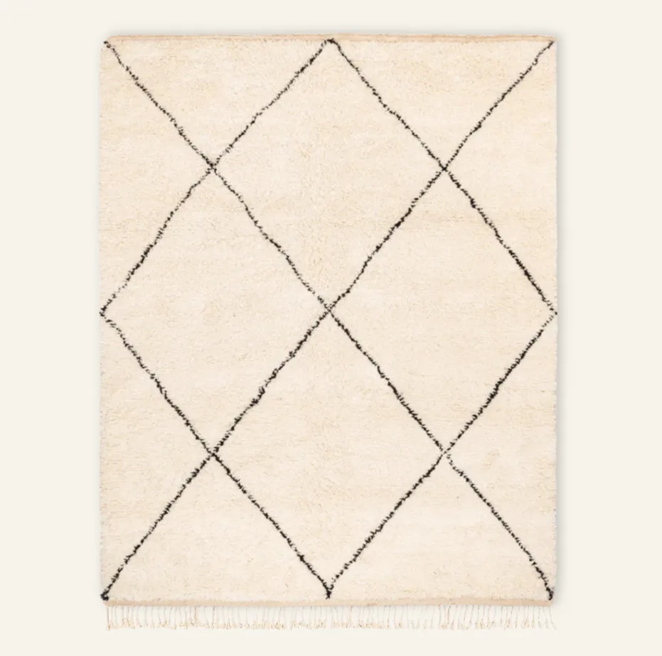 Tapis Beni Ouarain Amizmiz — tapis beni ouarain tissé à la main