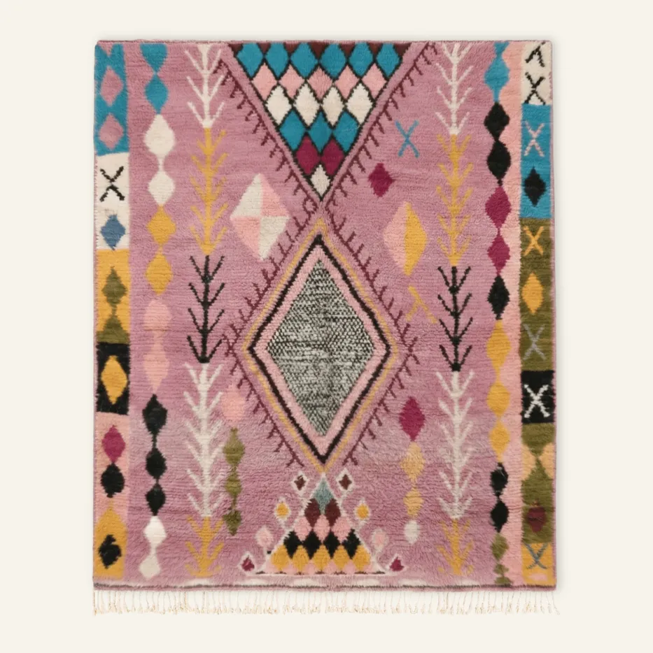 Tapis Beni Ouarain Anezi — tapis beni ouarain tissé à la main