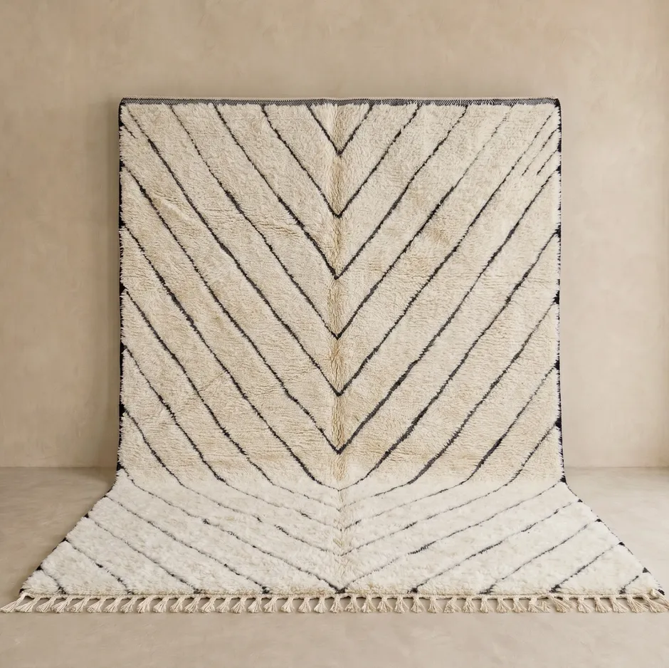 Tapis Beni Ouarain Anir — tapis beni ouarain tissé à la main