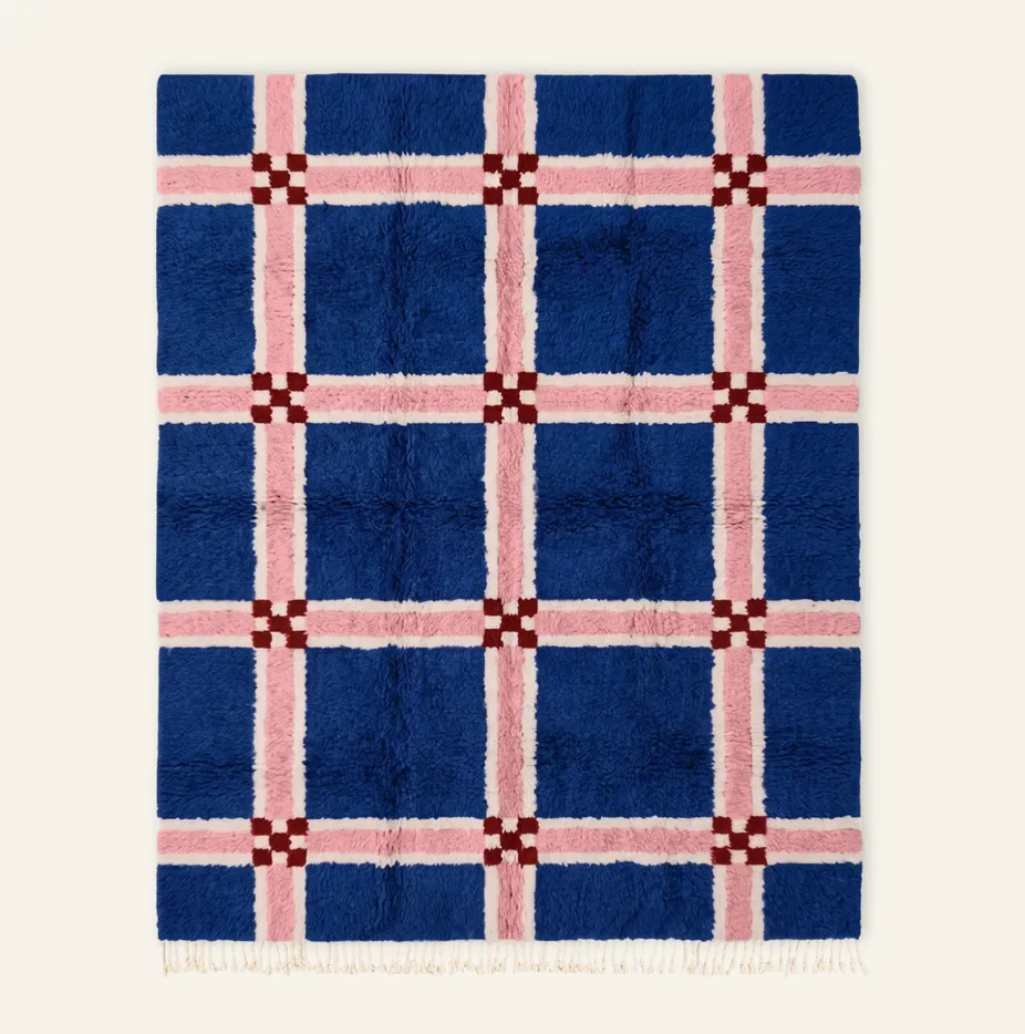 Tapis Beni Ouarain Asni — tapis beni ouarain tissé à la main