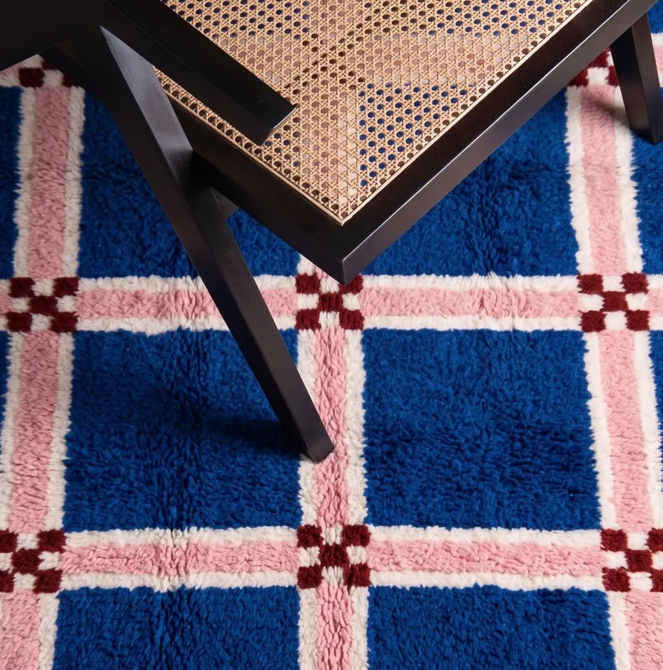Tapis Beni Ouarain Asni, vue 4 sur 6
