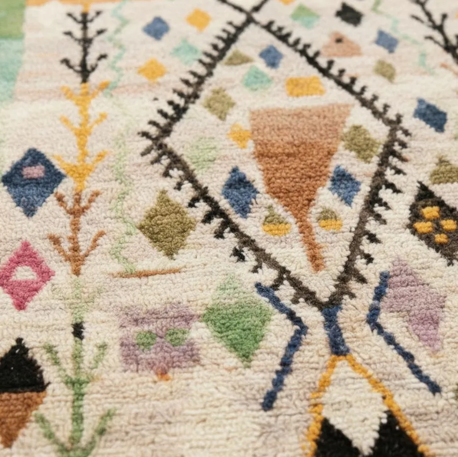 Tapis Beni Ouarain Biougra, vue 5 sur 7