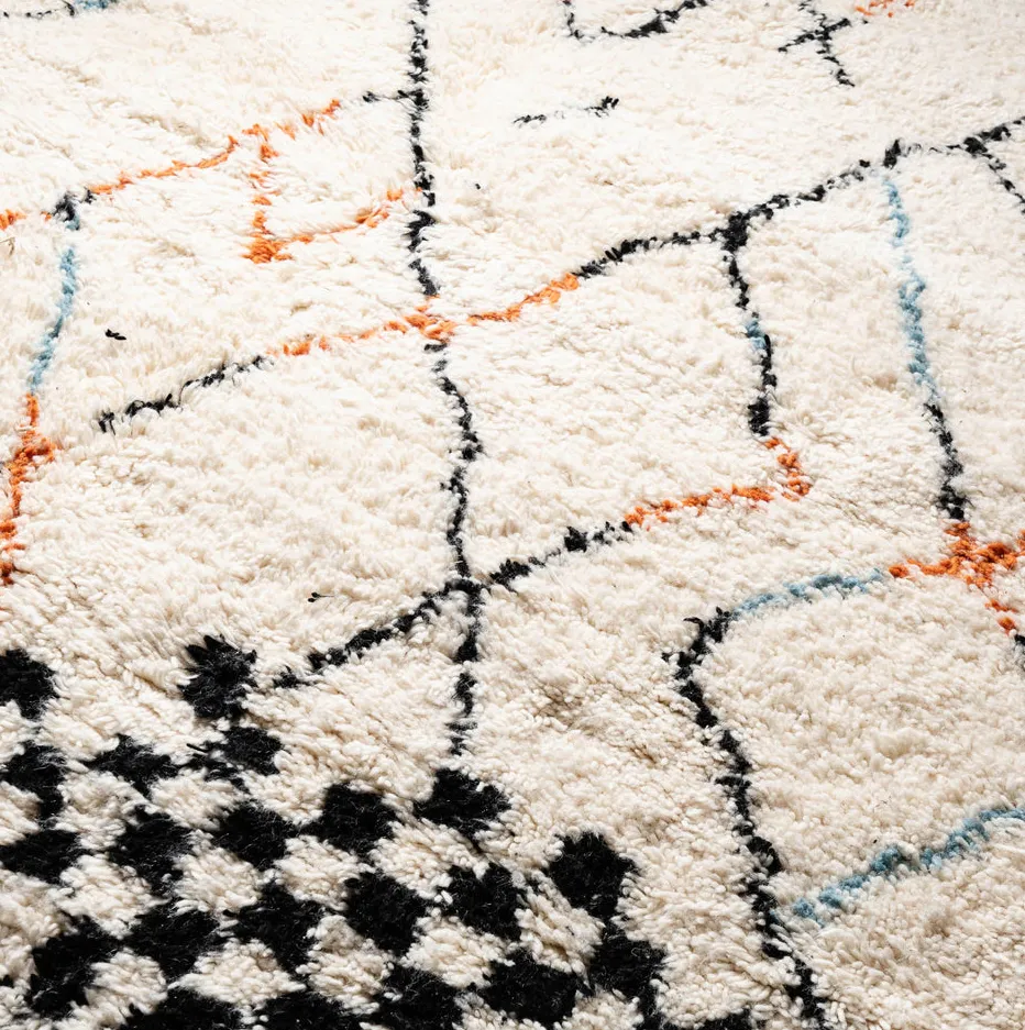 Tapis Beni Ouarain Demnate, vue 4 sur 7