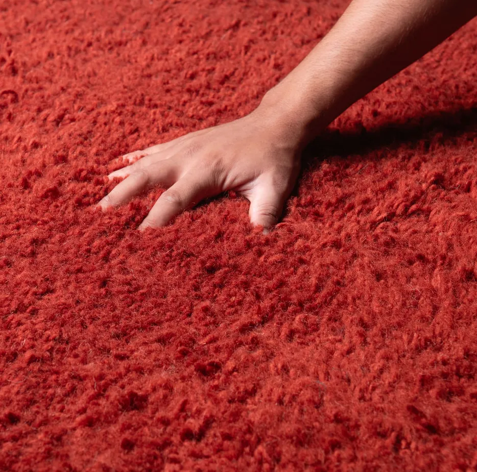 Tapis Beni Ouarain Ghilas rouge, vue 5 sur 7