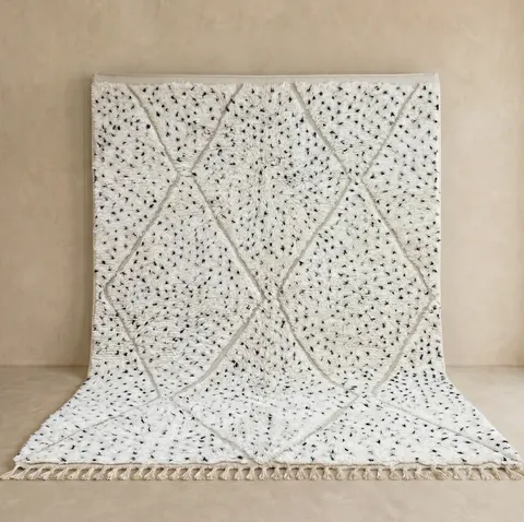 Tapis Beni Ouarain Isli à losanges — tapis beni ouarain