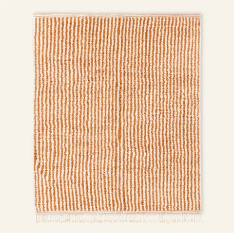 Tapis Beni Ouarain Isli beige et blanc — tapis beni ouarain