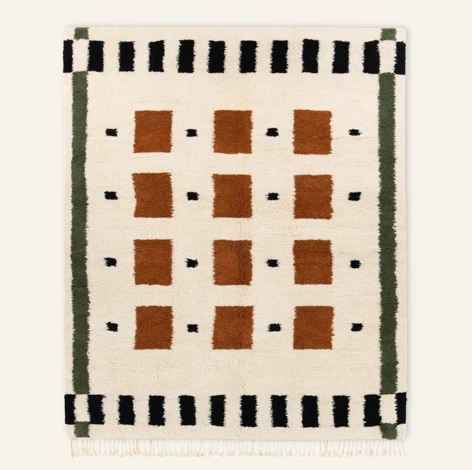 Tapis Beni Ouarain Kella — tapis beni ouarain tissé à la main