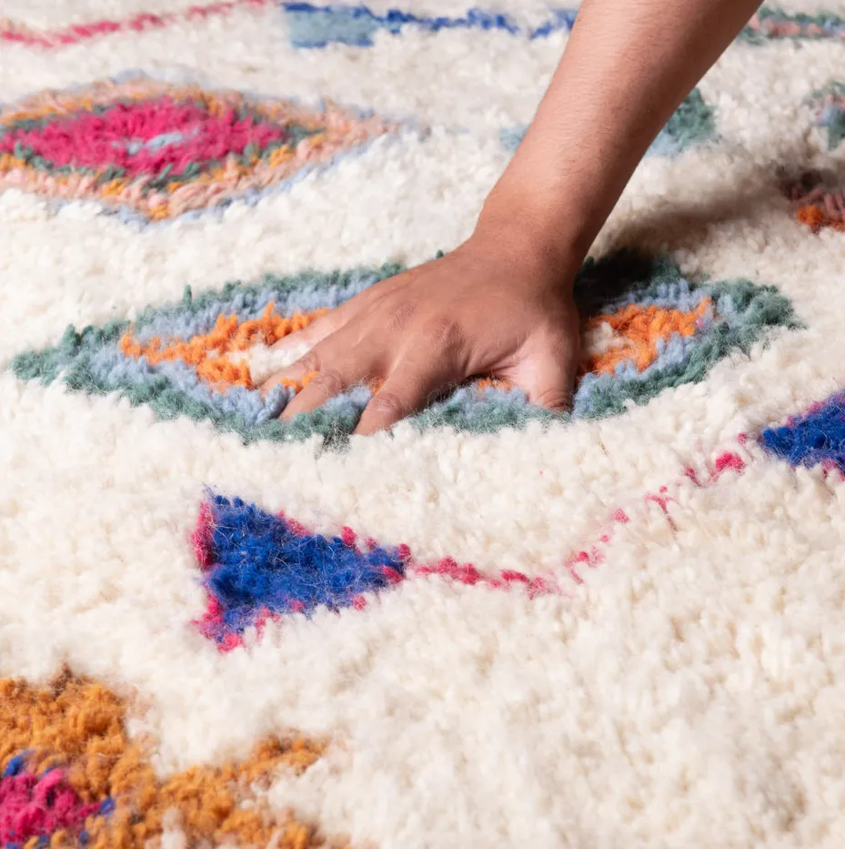 Tapis Beni Ouarain Loukkos, vue 6 sur 7