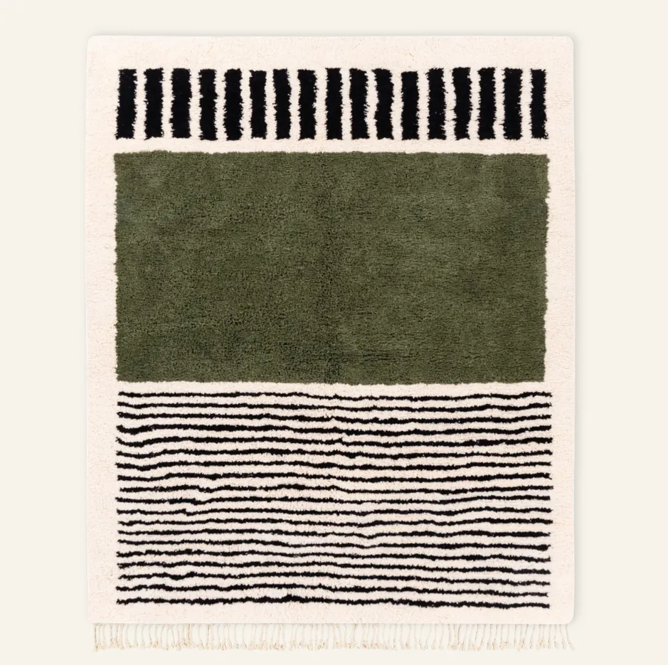 Tapis Beni Ouarain Massin — tapis beni ouarain tissé à la main