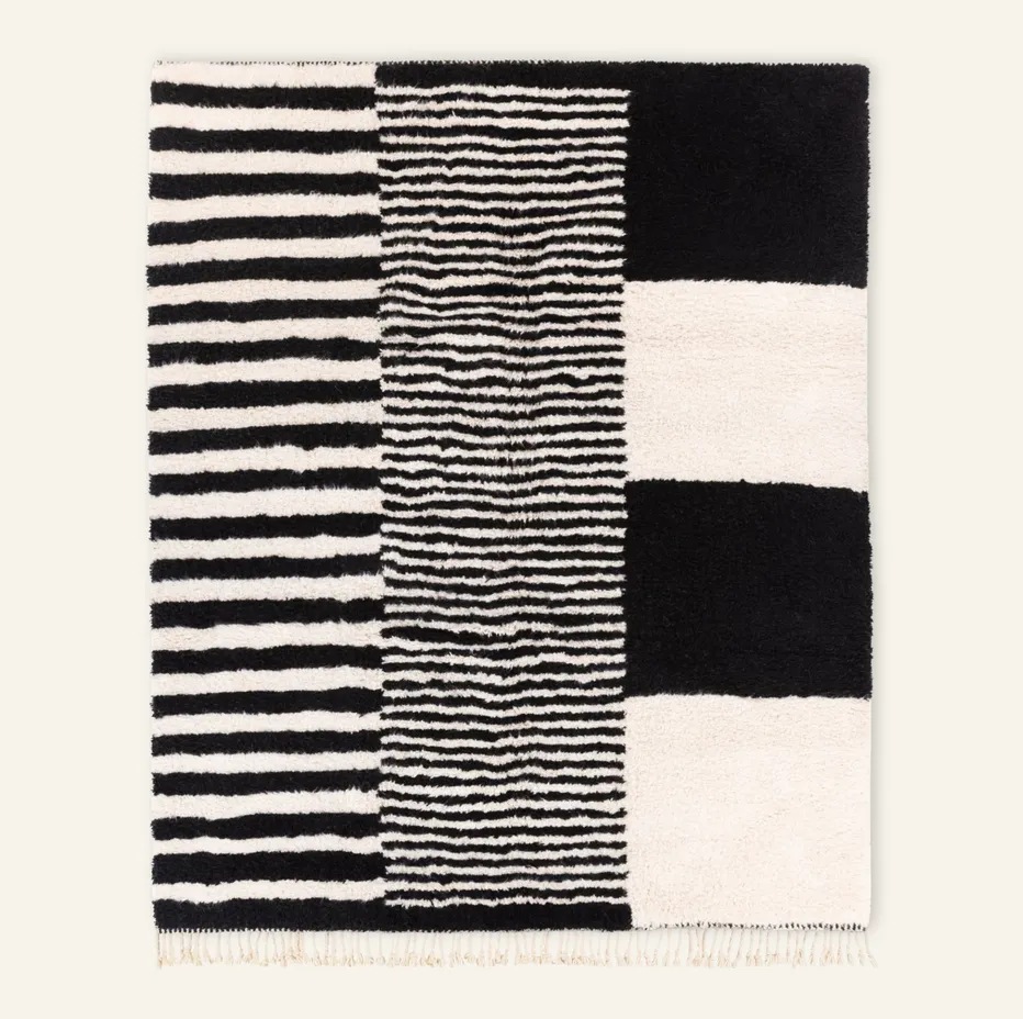 Tapis Beni Ouarain Meddur — tapis beni ouarain tissé à la main