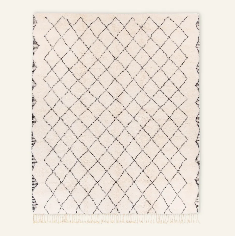 Tapis Beni Ouarain Midelt — tapis beni ouarain tissé à la main