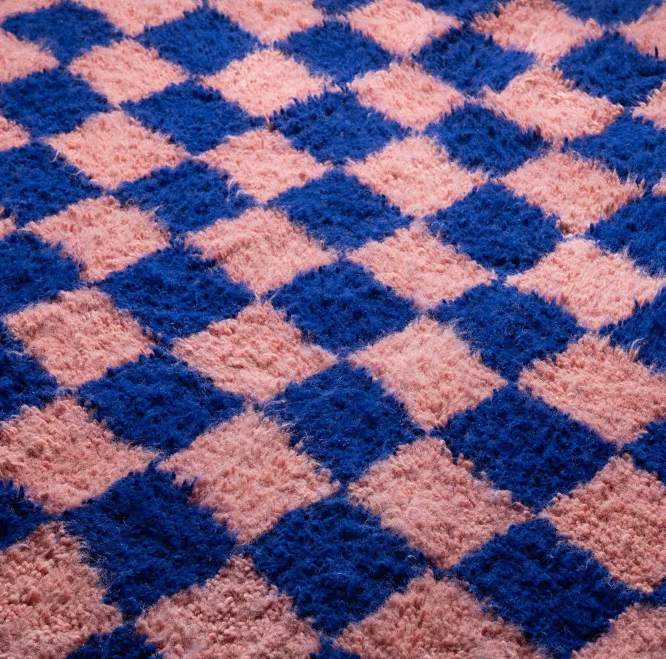 Tapis Beni Ouarain Nfis rose, vue 4 sur 7