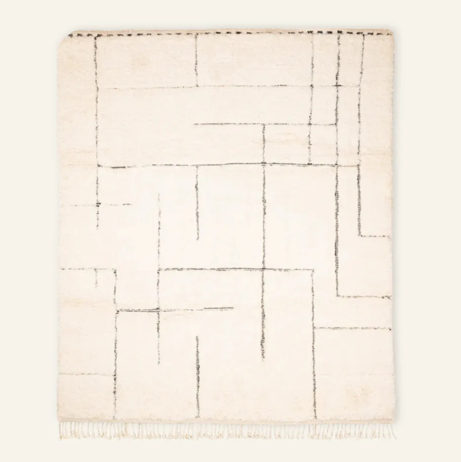 Tapis Beni Ouarain Ouirgane — tapis beni ouarain tissé à la main