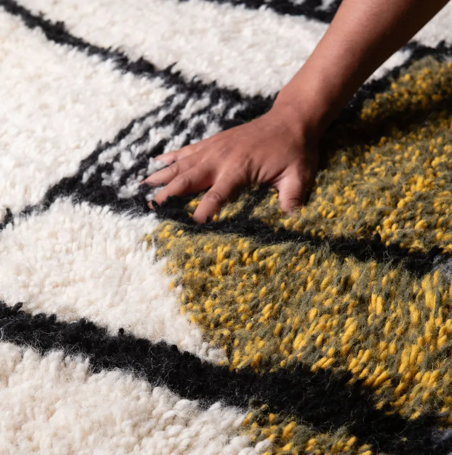 Tapis Beni Ouarain Rheris, vue 7 sur 7