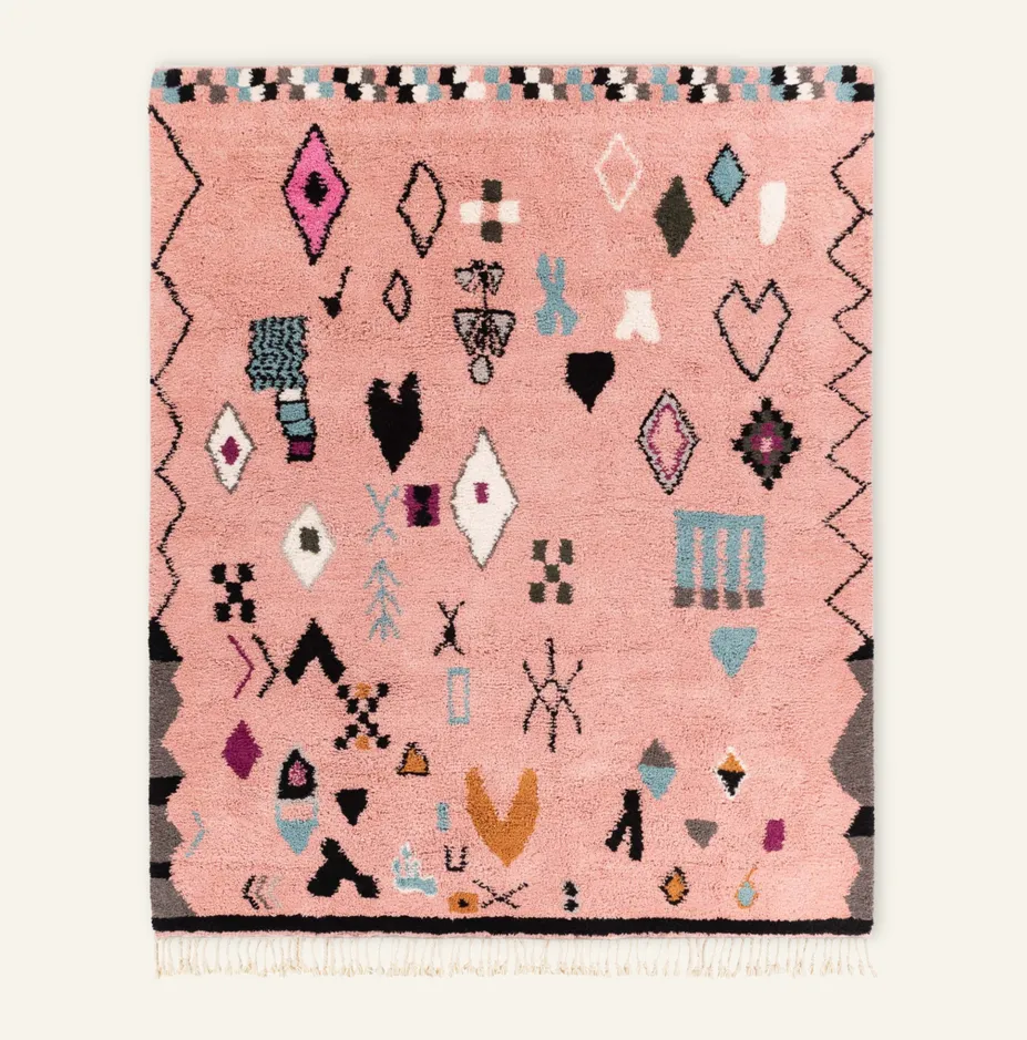 Tapis Beni Ouarain Souss — tapis beni ouarain tissé à la main