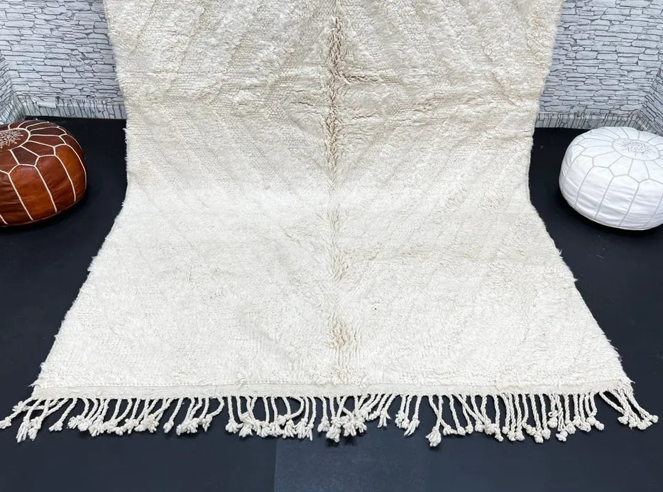 Tapis Beni Ouarain Tala crème, vue 3 sur 4
