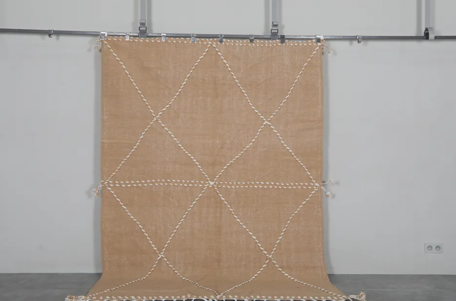 Tapis Beni Ouarain Tamri marron, vue 3 sur 7