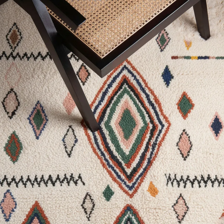 Tapis Beni Ouarain Tanirt, vue 5 sur 6