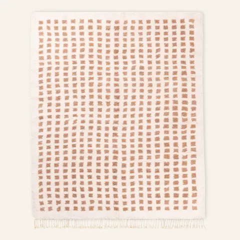 Tapis Beni Ouarain Telouet beige et rose — tapis beni ouarain
