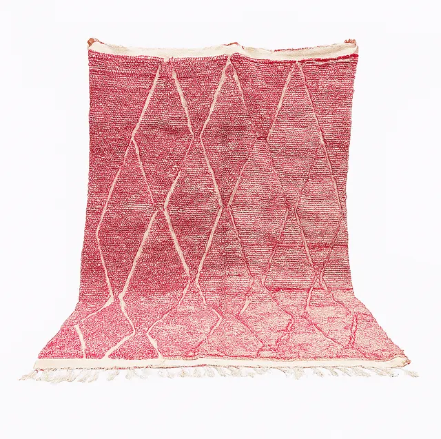 Tapis Beni Ouarain Thiya rose — tapis beni ouarain