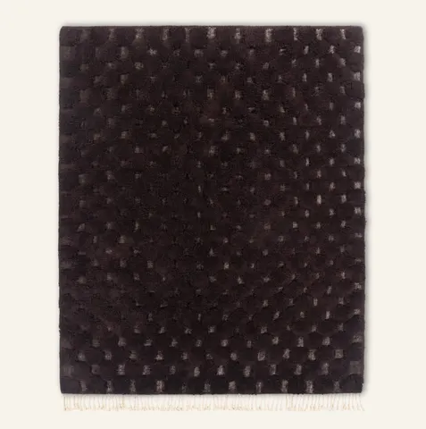 Tapis Beni Ouarain Timahdite marron — tapis beni ouarain