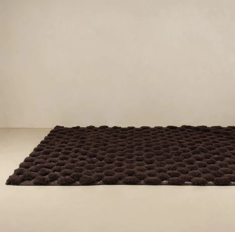 Tapis Beni Ouarain Timahdite marron, vue 7 sur 7
