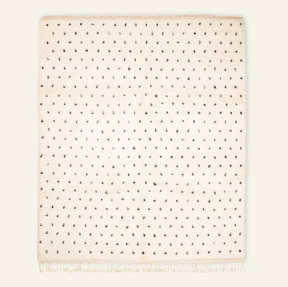 Tapis Beni Ouarain Tissint — tapis beni ouarain tissé à la main