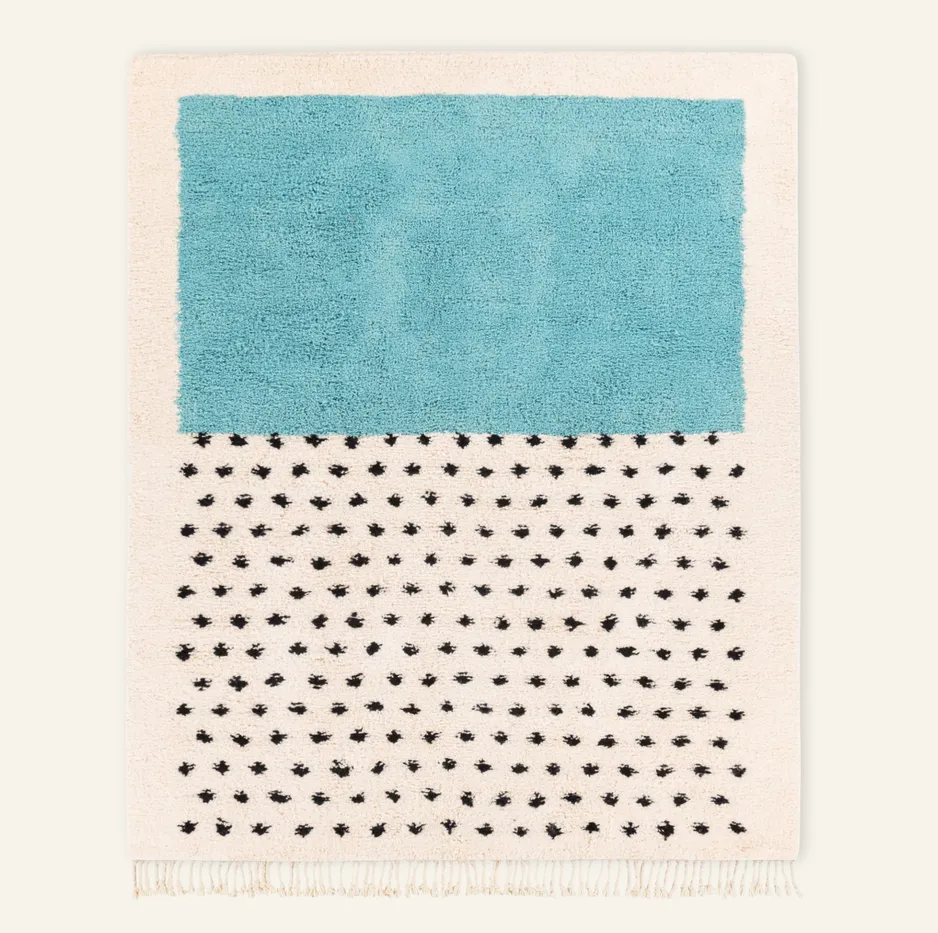 Tapis Beni Ouarain Tiznit — tapis beni ouarain tissé à la main