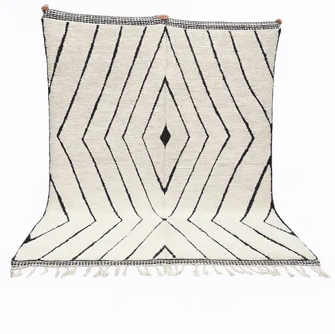 Tapis Beni Ouarain Zegga à losanges — tapis beni ouarain