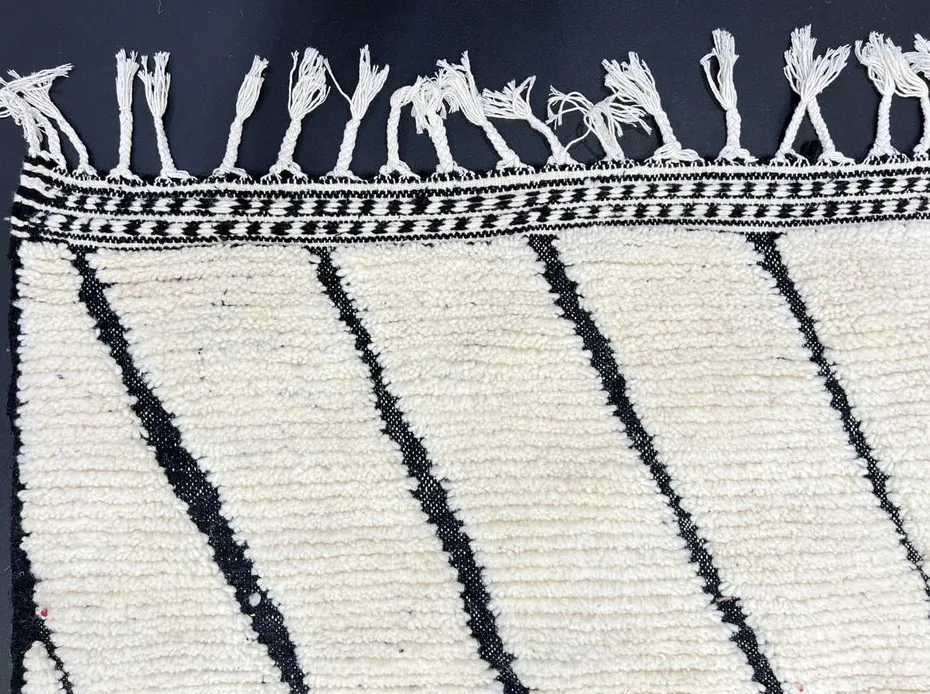 Tapis Beni Ouarain Zegga à losanges, vue 4 sur 4