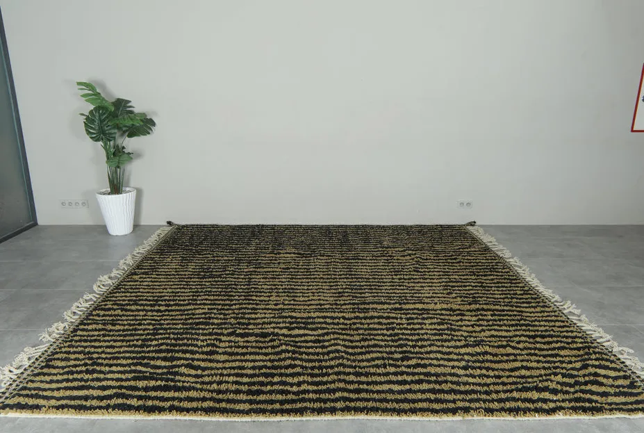 Tapis berbère Aoua uni, vue 5 sur 7