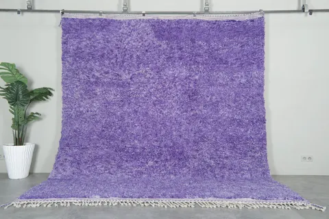 Tapis berbère Azigza violet — tapis berbères contemporains
