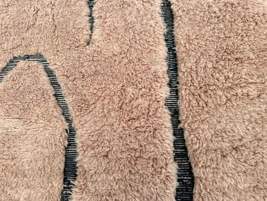 Tapis berbère Bouiblane beige, vue 4 sur 4