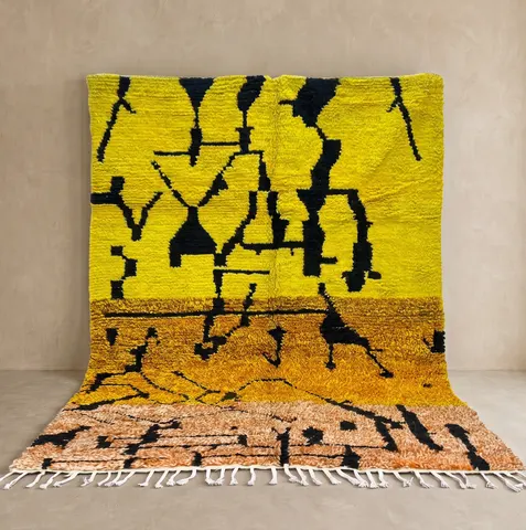 Tapis berbère Figuig au dessin abstrait — tapis berbères contemporains