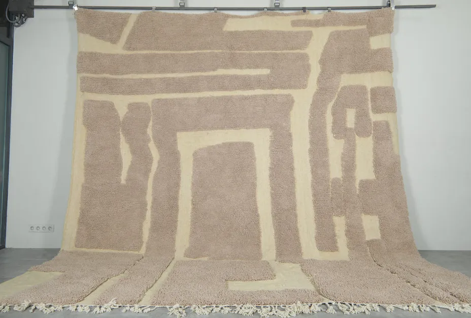 Tapis berbère Imilchil aux motifs géométriques, vue 3 sur 7