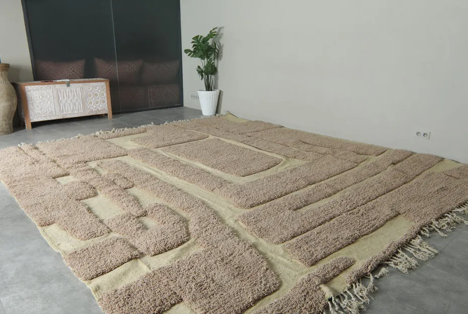 Tapis berbère Imilchil aux motifs géométriques, vue 5 sur 7