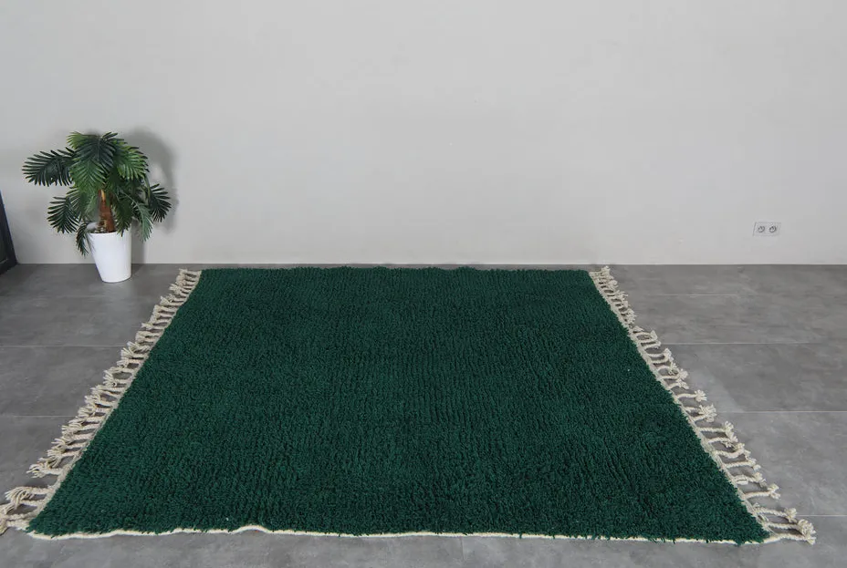 Tapis berbère Itri vert, vue 4 sur 7