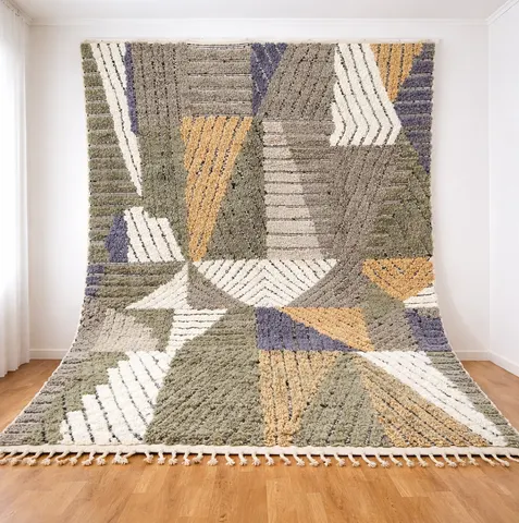Tapis berbère Saghro aux motifs géométriques — tapis berbères contemporains