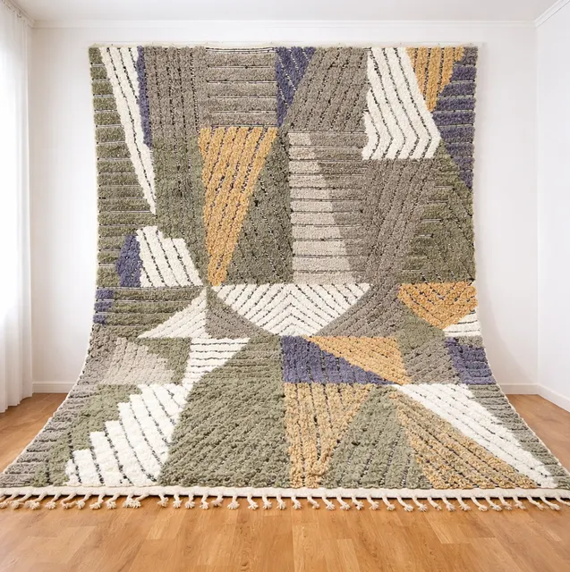 Tapis berbère Saghro aux motifs géométriques — tapis berbères contemporains