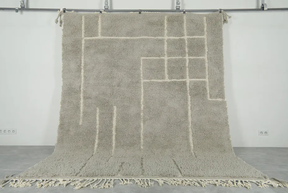 Tapis berbère Skoura aux motifs géométriques, vue 3 sur 7