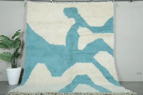 Tapis berbère Tifounassine crème — tapis berbères contemporains