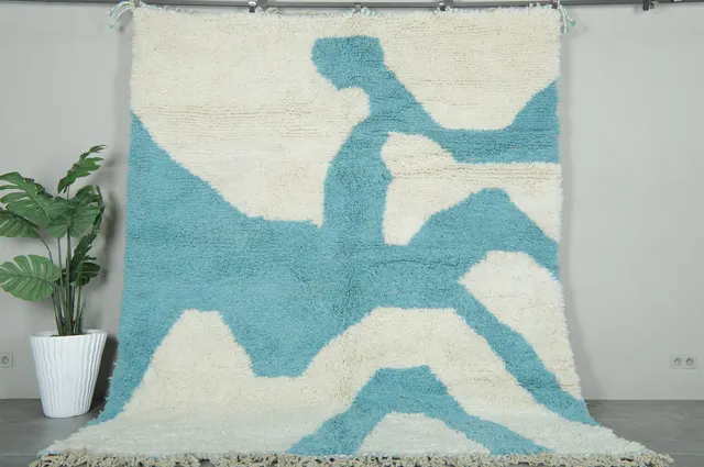 Tapis berbère Tifounassine crème — tapis berbères contemporains